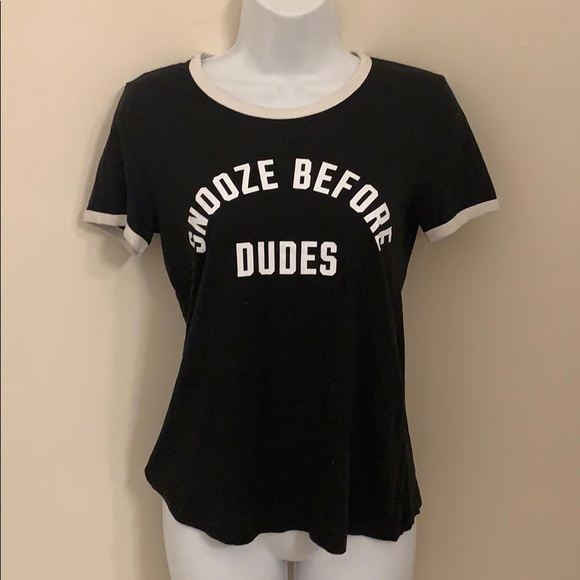 PINK Victoria's Secret Other - 🔴 10/$25 PINK VS Snooze Before Dudes Tee XS